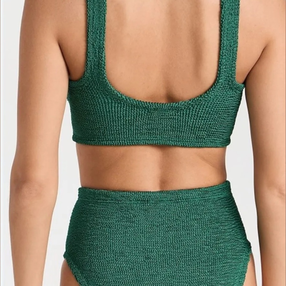 Hunza G Emerald Textured Bikini